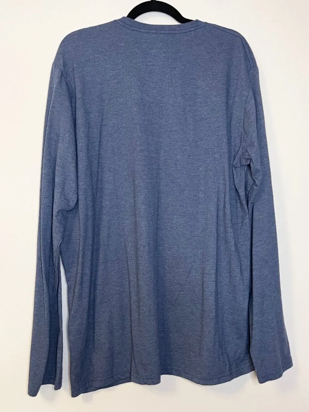 Adidas Golf Long Sleeve Logo Graphic T-Shirt Blue Heather XL Performance Tee
